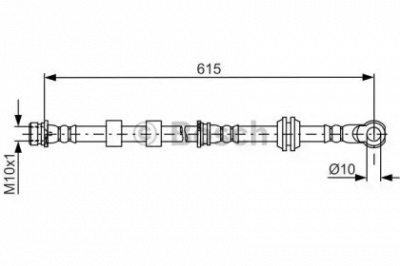 BOSCH 1987481842 -  Тормозной шланг