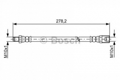 BOSCH 1987481846 -  Тормозной шланг
