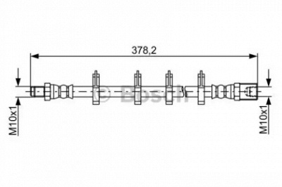 BOSCH 1987481847 -  Тормозной шланг