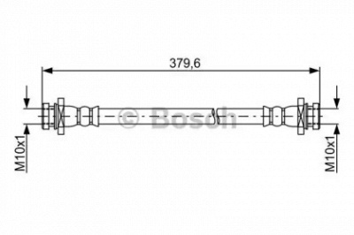 BOSCH 1987481853 -  Тормозной шланг