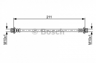 BOSCH 1987481855 -  Тормозной шланг