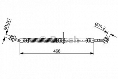 BOSCH 1987481867 -  Тормозной шланг