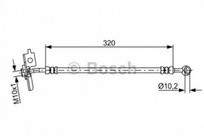 BOSCH 1987481870 -  Шланг тормозной