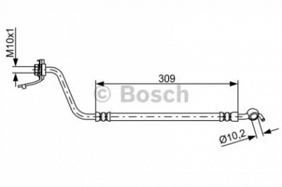 BOSCH 1987481878 -  Шланг тормозной