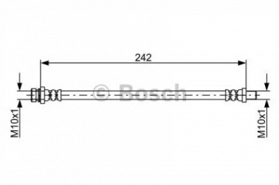 BOSCH 1987481895 -  Тормозной шланг