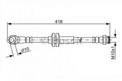 BOSCH 1987481899 -  Тормозной шланг