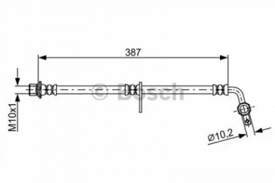 BOSCH 1987481902 -  Тормозной шланг