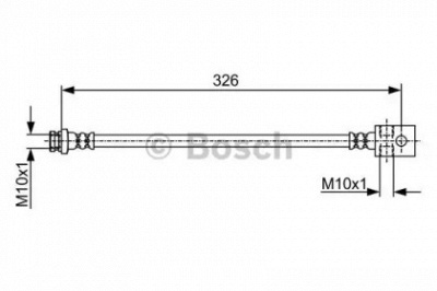 BOSCH 1987481973 -  Тормозной шланг