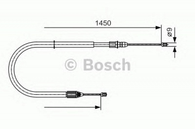 BOSCH 1987482040 -  Трос, стояночная тормозная система