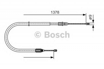 BOSCH 1987482041 -  Трос, стояночная тормозная система