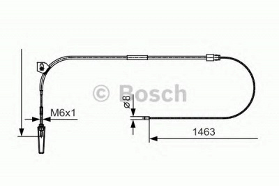 BOSCH 1987482130 -  Трос, стояночная тормозная система