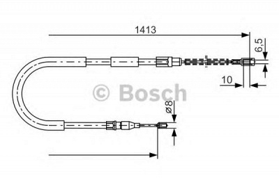 BOSCH 1987482217 -  Трос, стояночная тормозная система