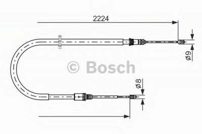 BOSCH 1987482303 -  Трос, стояночная тормозная система