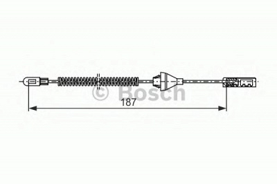 BOSCH 1987482382 -  Трос, стояночная тормозная система