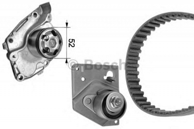 BOSCH 1987946424 -  Водяной насос + комплект зубчатого ремня