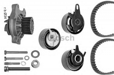 BOSCH 1987948878 -  Водяной насос + комплект зубчатого ремня