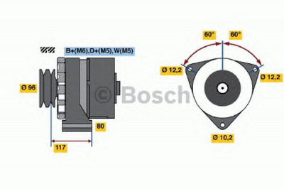 BOSCH 9120080113 -  Генератор