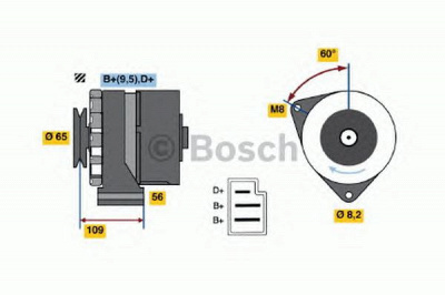 BOSCH 9120080176 -  Генератор