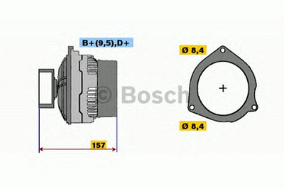 BOSCH 9120333230 -  Генератор