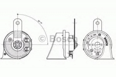 BOSCH 9320335012 -  Звуковой сигнал