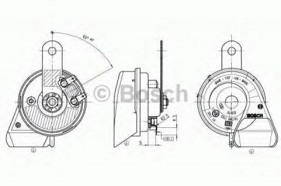 BOSCH 9320335207 -  Звуковой сигнал| Звуковой сигнал