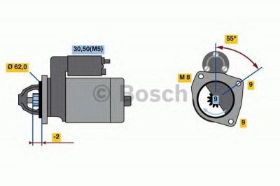 BOSCH f000al0327 -  Стартер
