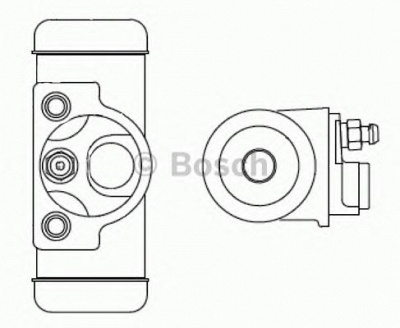 BOSCH f026002344 -  Колесный тормозной цилиндр