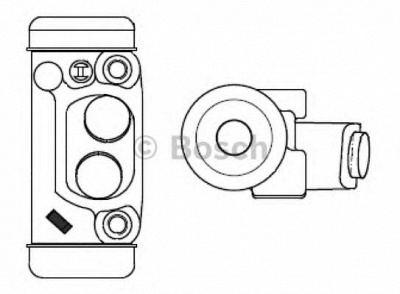 BOSCH f026002383 -  Колесный тормозной цилиндр