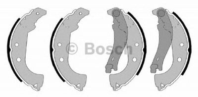 BOSCH f026004626 - Комплект тормозных колодок