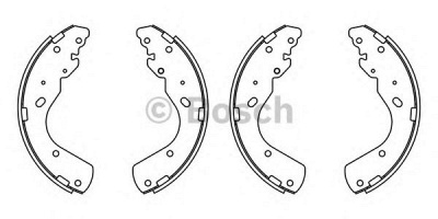 BOSCH f026008018 -  Комплект тормозных колодок