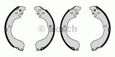 BOSCH f026008025 -  Комплект тормозных колодок