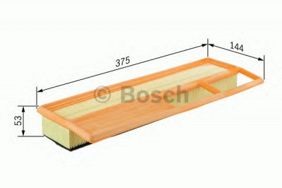 BOSCH f026400002 -  Воздушный фильтр
