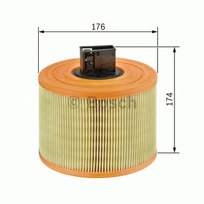 BOSCH f026400029 -  Воздушный фильтр