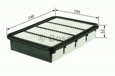 BOSCH f026400165 -  Воздушный фильтр