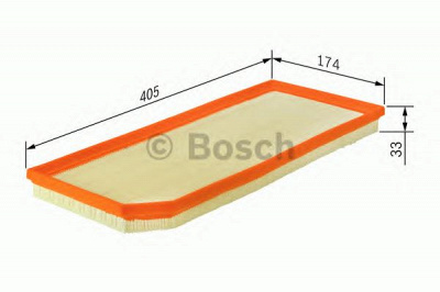 BOSCH f026400178 -  Воздушный фильтр