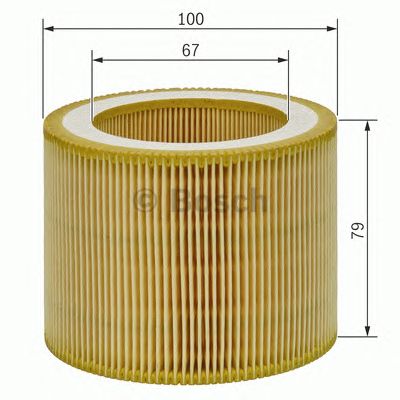 BOSCH f026400253 -  Воздушный фильтр