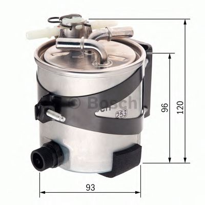 BOSCH f026402016 -  Топливный фильтр