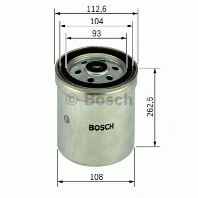 BOSCH f026402017 -  Топливный фильтр