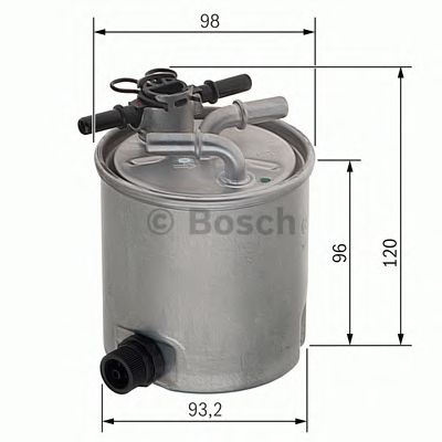 BOSCH f026402019 -  Топливный фильтр