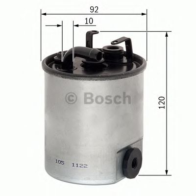 BOSCH f026402044 -  Топливный фильтр