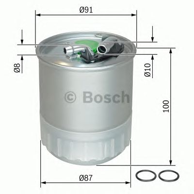 BOSCH f026402056 -  Топливный фильтр