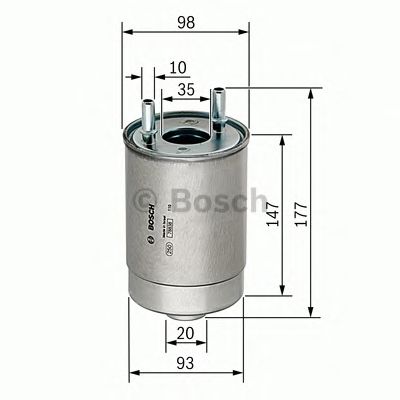 BOSCH f026402067 -  Топливный фильтр