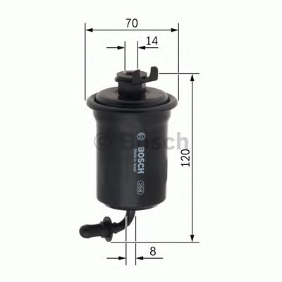 BOSCH f026403757 -  ФИЛЬТР ТОПЛИВНЫЙ