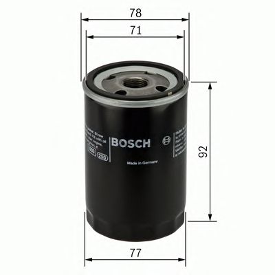 BOSCH f026407017 -  Масляный фильтр