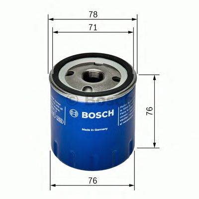 BOSCH f026407078 -  Масляный фильтр