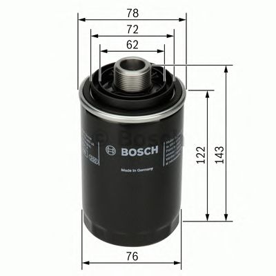BOSCH f026407080 -  Масляный фильтр