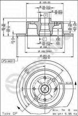 BRECO bs7406 -  Тормозной диск