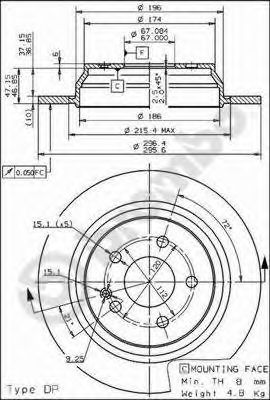 BRECO bs7626 -  Тормозной диск