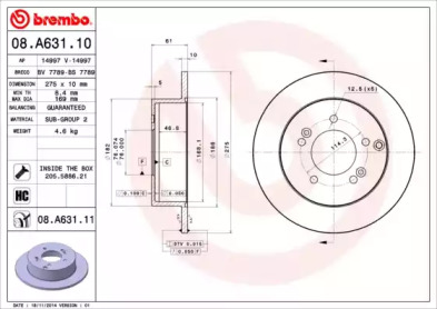 BRECO bs7789 -  Тормозной диск