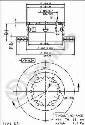 BRECO bs8601 -  Тормозной диск